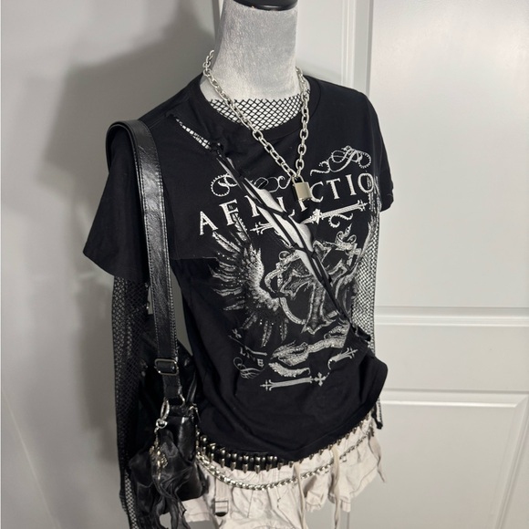 Affliction Rhinestone Top - Picture 8 of 11